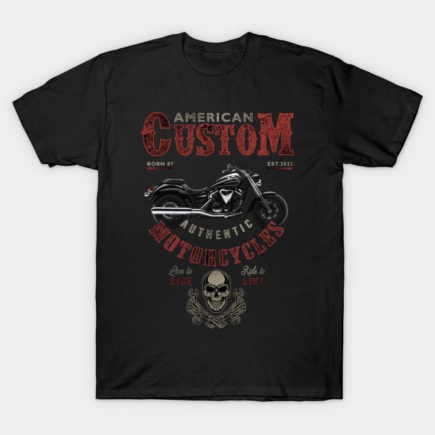 AMERICAN CUSTOM T-Shirt by berserk